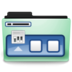 FFW072-aquamarine-folder-dock icons.png