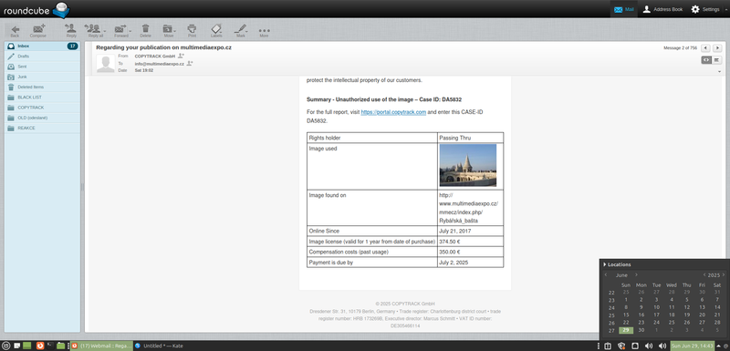 Soubor:SCAM-COPYTRACK GmbH-01-2025-06-29-Email.png