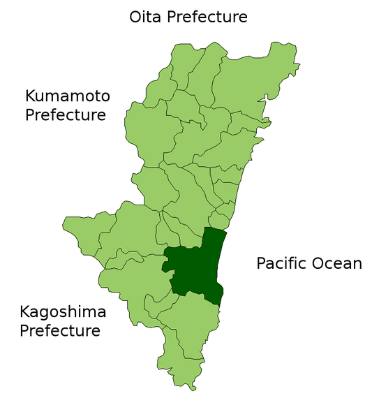 Soubor:Miyazaki in Miyazaki Prefecture.png