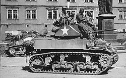 Stuart M5A1 v Evropě 1944