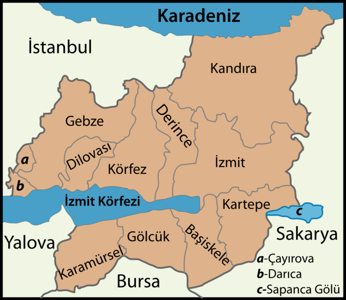 Soubor:Kocaeli location districts.png