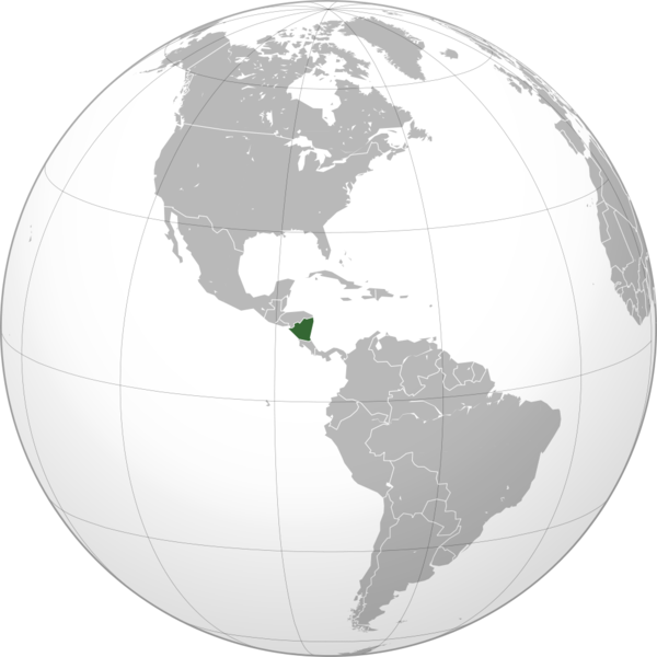 Soubor:Nicaragua (orthographic projection).png