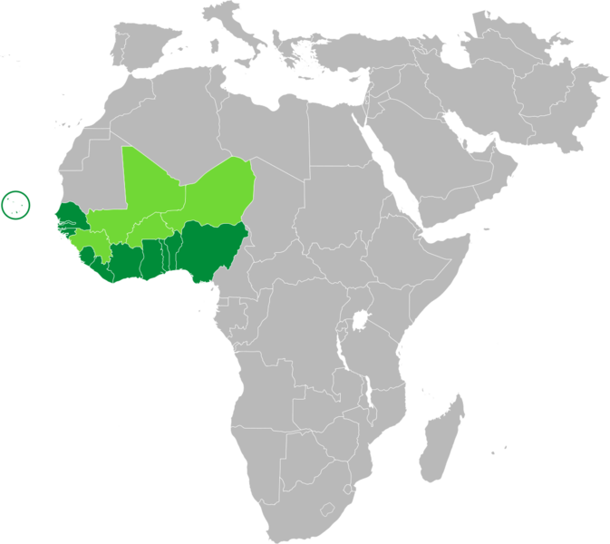 Soubor:ECOWAS members.png