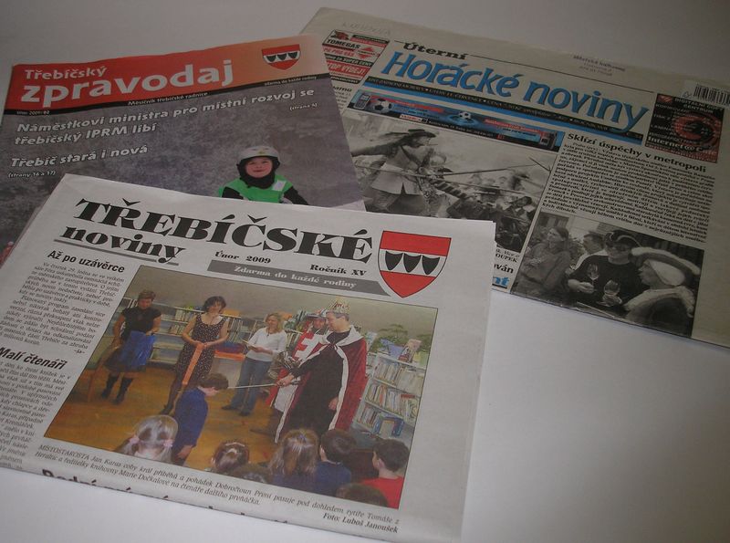 Soubor:Třebíč newspapers.jpg