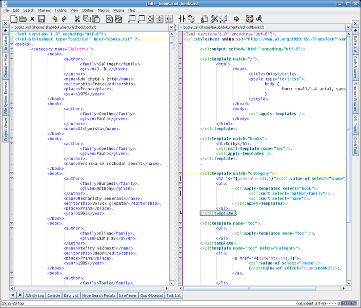 Soubor:Jedit-xml-xslt.png