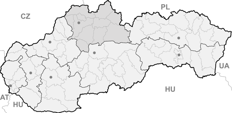 Soubor:Slovakia kraj zilina.png