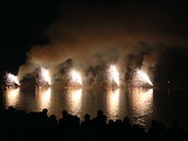Fireworks Across The Lake At Verulamium - geograph.org.uk - 279793.jpg