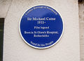 Sir Michael Caine Plaque - geograph.org.uk - 497396.jpg