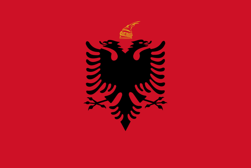 Soubor:Flag Kingdom Of Albania.png