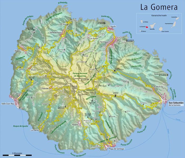 Soubor:Map of La Gomera.jpg