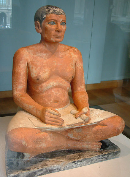 Soubor:Egypte louvre 285 scribe.jpg