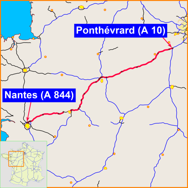 Soubor:Carte Autoroute A11.png