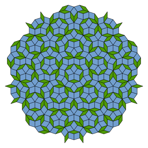 Soubor:Penrose Tiling (Rhombi).png