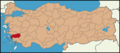 Latrans-Turkey location Aydın.png