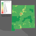 New Mexico population map.png