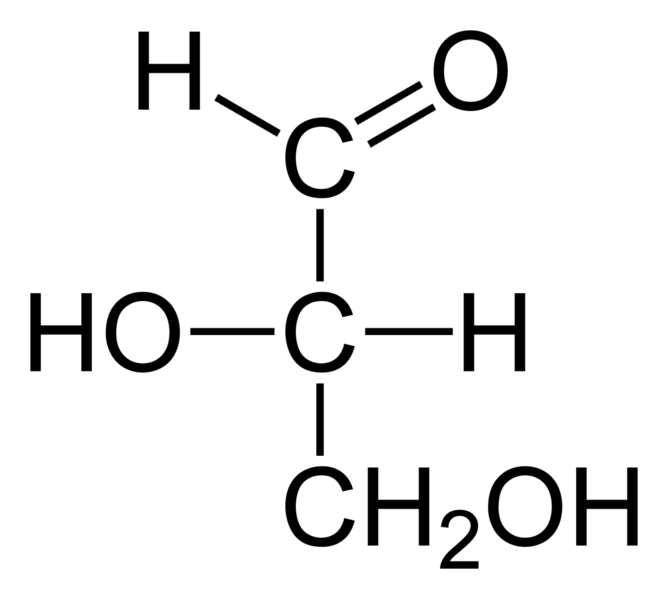 Soubor:L-glyceraldehyde-2D-Fischer.png