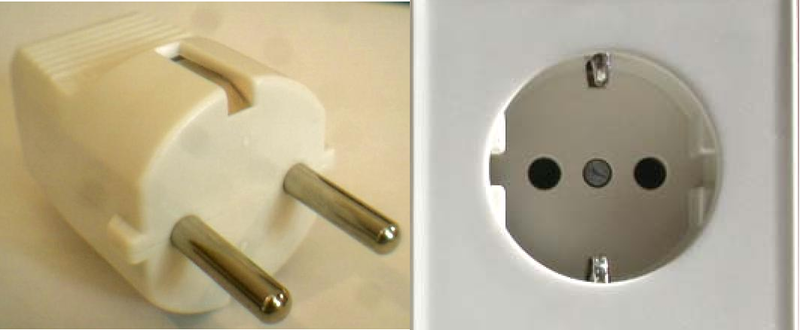 Soubor:Schuko plug and socket.png